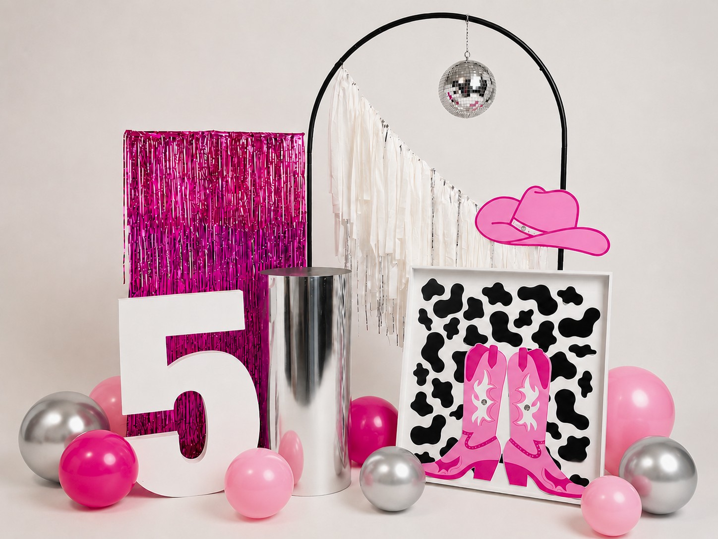 Cowgirl themed kids party setup at Kidztown Seaford